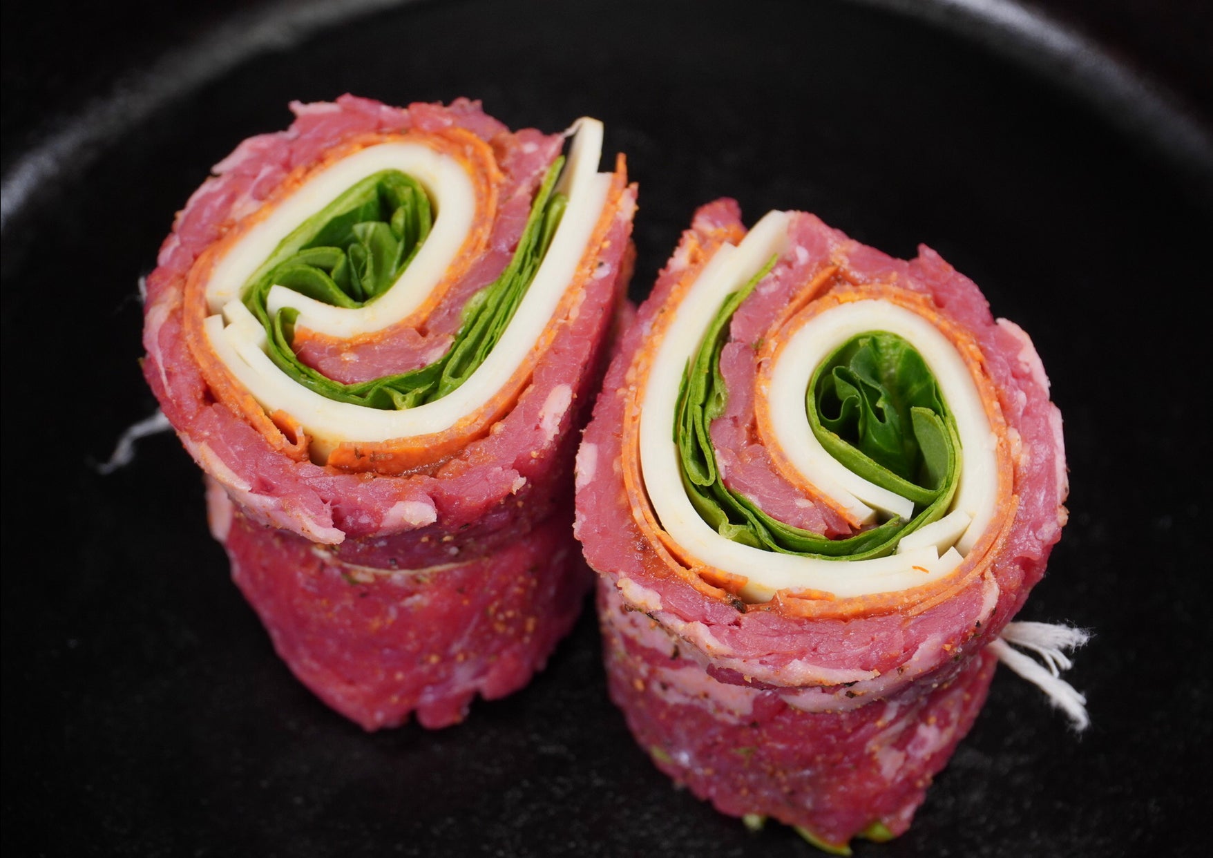 Pizza Stuffed Fajita Pinwheels